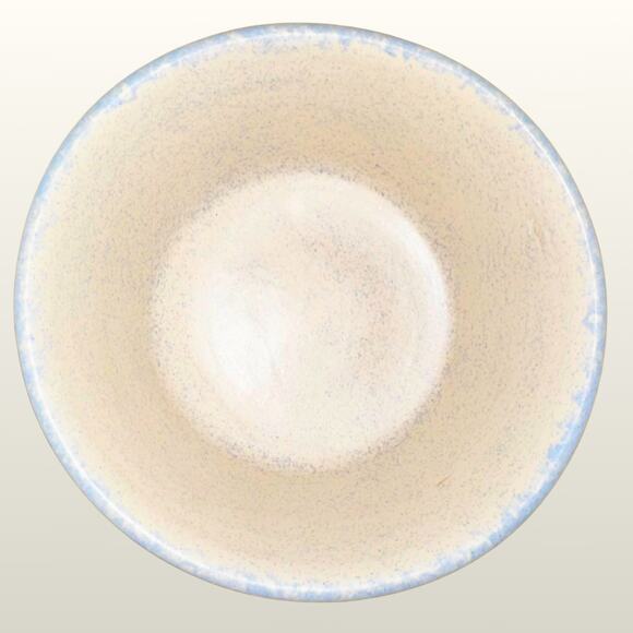 Vintage Tulip Serving Bowl | Speckled Ceramic Floral Kitchen | 1980s Farmhouse - Picture 7 of 9